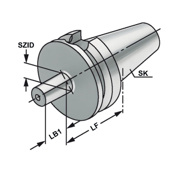 Produktbild Bohrfutteraufnahme BT 30 - B16