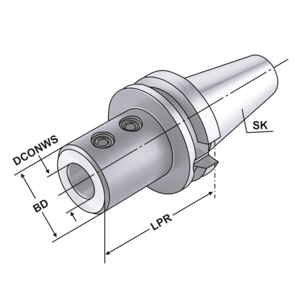 Produktbild Bohrerhalter BT 40-40-100 MAS-BT