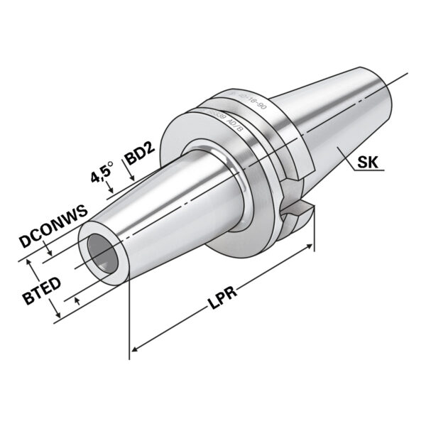 Produktbild Schrumpffutter BT 30-18-90