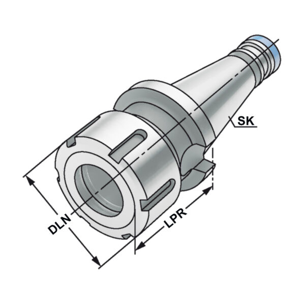 Produktbild Spannfutter SK 30-2/16-50  DIN 2080