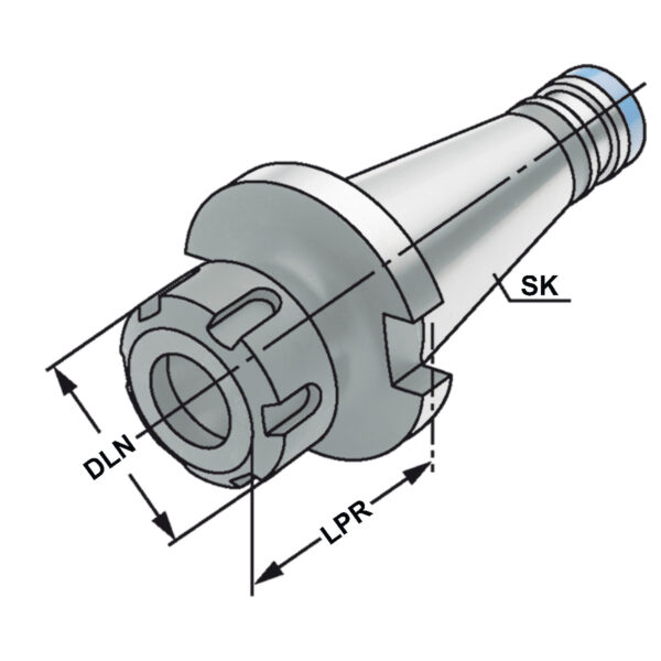 Produktbild Spannfutter SK 30-2/20-50 ER32  DIN 2080