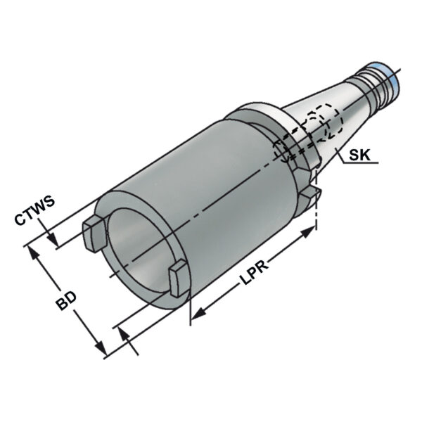 Produktbild Reduzierhülse SK 50 - SK40 - 50