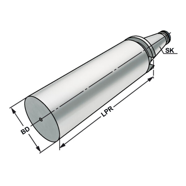 Produktbild Bohrstangenrohling SK 40-63-250 DIN 2080