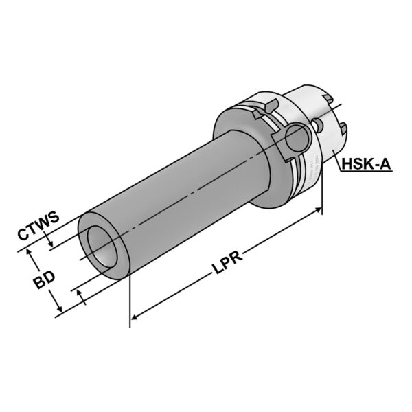 Produktbild Fräserhülse HSK 63-2-120 DIN 69893-A