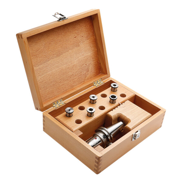 Produktbild Hydro-Dehnspannfutter HSK 63-25-120 im Holzkasten