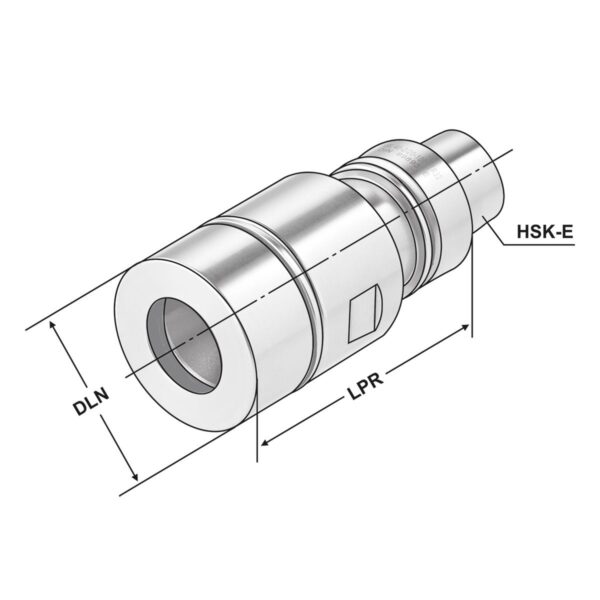 Produktbild Präz.-Spannfutter HSK 50-2/20-70 ER32 DIN 69893-E