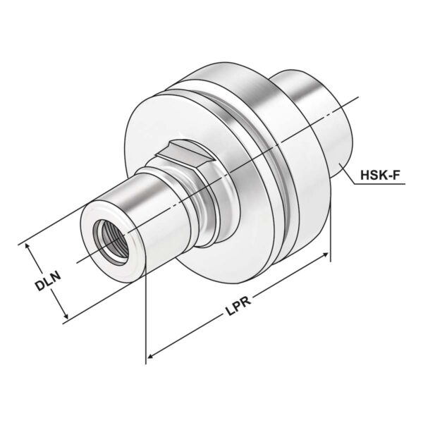 Produktbild Spannfutter HSK 63-1/10-90 KPS10 DIN 69893-F