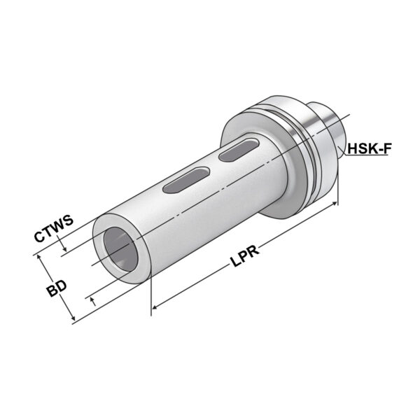 Produktbild Zwischenhülse HSK 63-3-140 DIN 69893-F