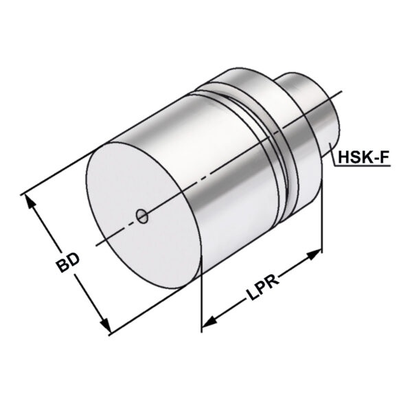 Produktbild Bohrstangenrohling HSK 63-63-125