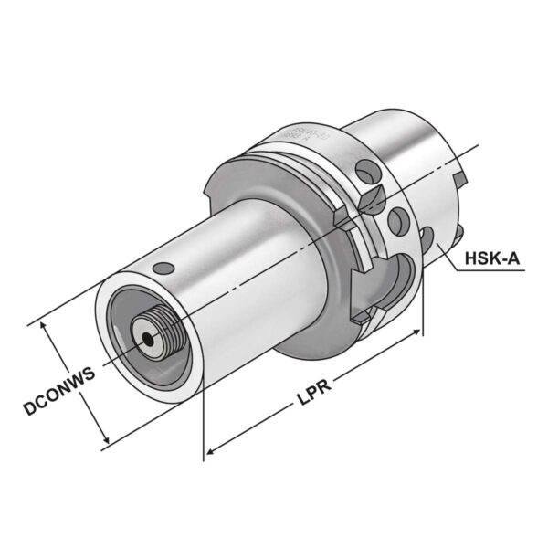 Produktbild Zwischenhülse HSK 63-PSK40-80