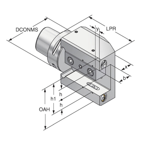 Produktbild Mehrfach Drehhalter PSK 63-20-112 ISO 26623