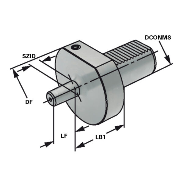 Produktbild Bohrfutteraufnahmen DIN 238 40xB16 DIN 69880