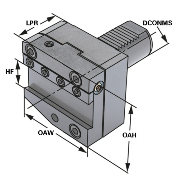 Produktbild Abstechhalter rechts 40-32