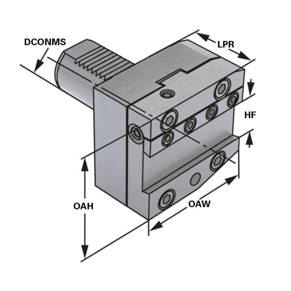 Produktbild Abstechhalter links 30-26