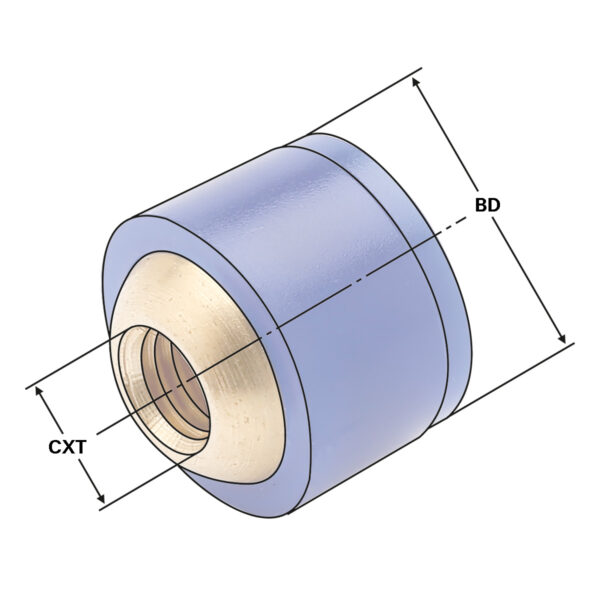 Produktbild Kunststoff-Kugelspritzdüsen 8 mm
