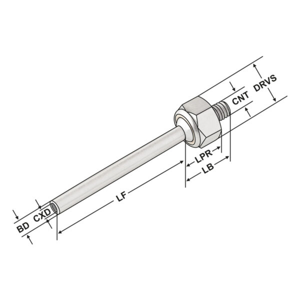 Produktbild Einschraub Kühlmittel Düse M6 - 3 - 100