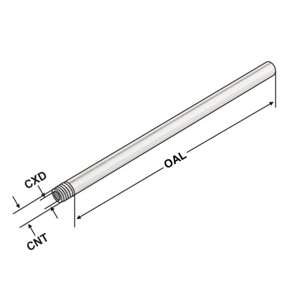Produktbild Kühlmittelrohr M5 - 3 - 100