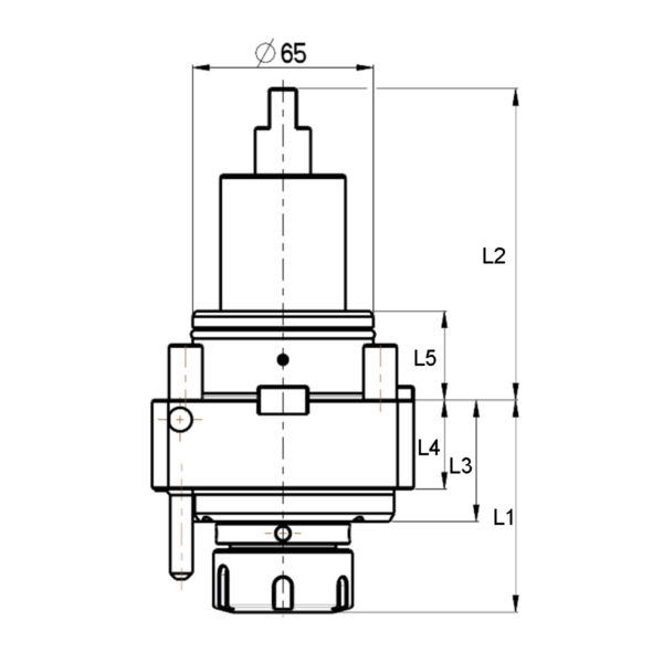 Produktbild Axial-Bohr-u.Fräskopf BMT65