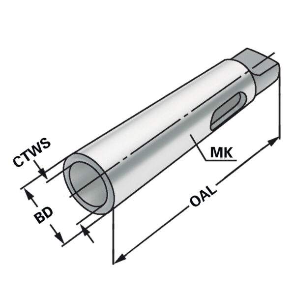Produktbild Reduzierhülsen MK 2 - MK 1