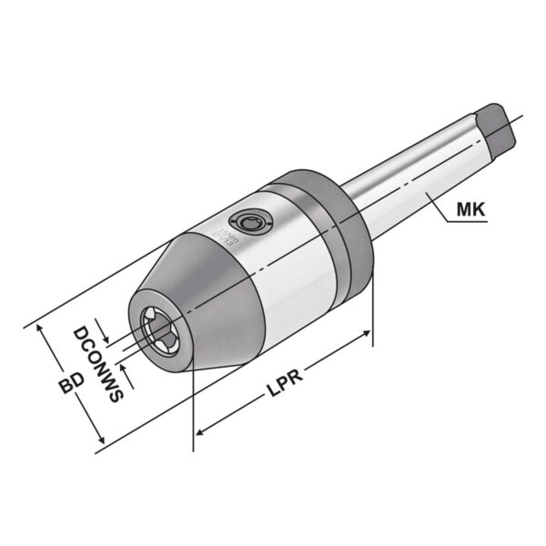 Produktbild CNC-Bohrfutter MK3-1/13-98