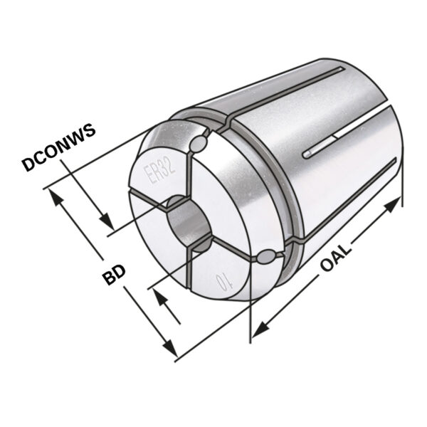 Produktbild Spannzangen ER32 | 470EA | Ø 8