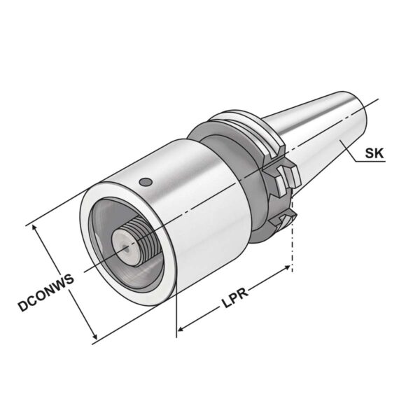 Produktbild Reduzierhülse SK 40 - PSK 32 - 30 DIN 69871 AD