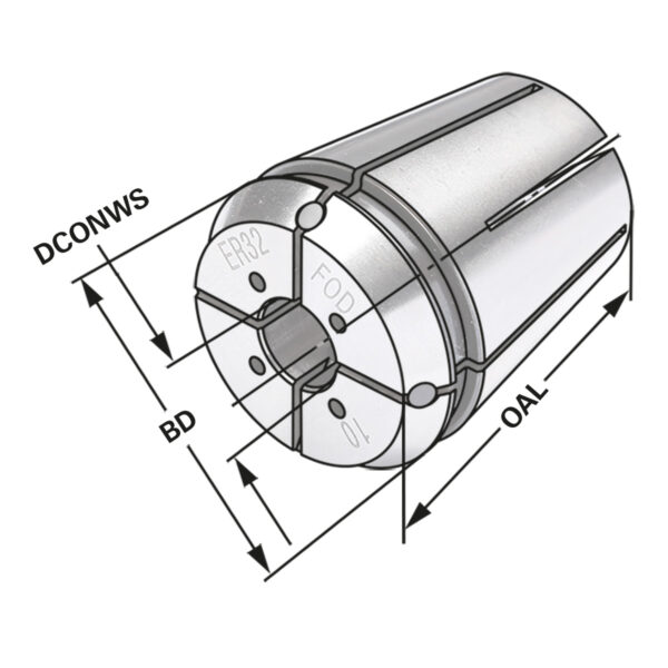 Produktbild Spannzangen ER32 | 470EC | Ø 4 für IK