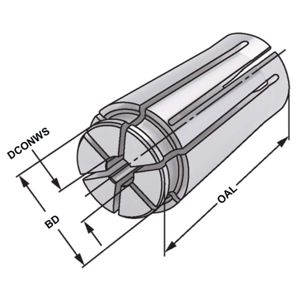 Produktbild Präzisionsspannzangen KPS10 | Ø 4,0 System KPS