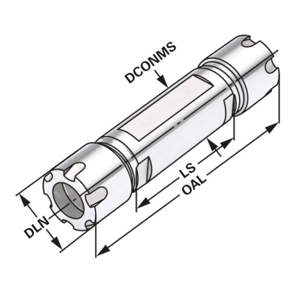 Produktbild Doppel-Spannzangenhalter ER16-1/10-70 Mini