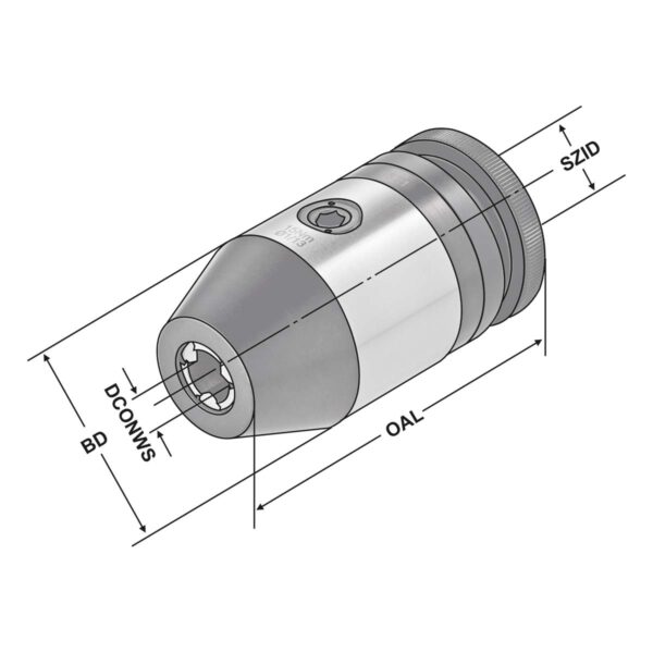Produktbild CNC-Bohrfutter 0/8 - B 12