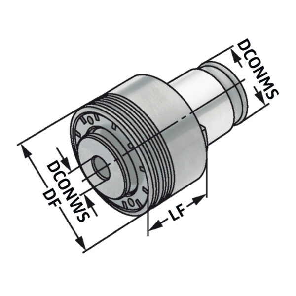 Produktbild Einsätze mit Sicherheitskupplung M10 10x8 DIN 371