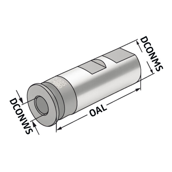 Produktbild Gewindebohrer-Spannhülsen D=20 | 7 x 5,5