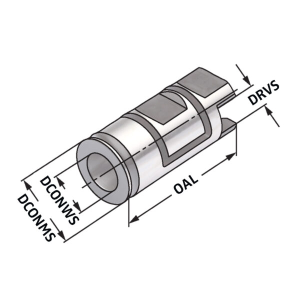 Produktbild Gewindebohrer-Spannhülsen D=14 | 8 x 6,2