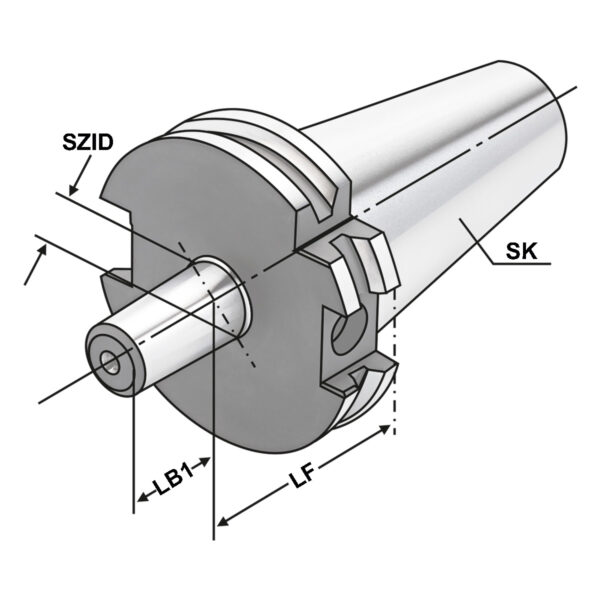 Produktbild Bohrfutteraufnahme SK 40 - B16