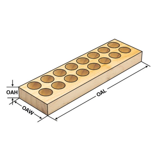 Produktbild Holzsockel leer Gr. 10 (490EK)