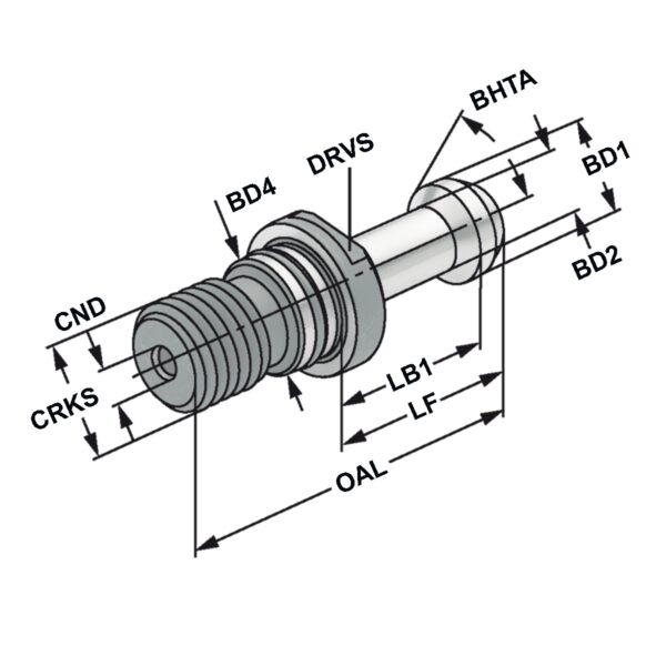 Produktbild Anzugsbolzen M12 MAS/BT 60° Brother