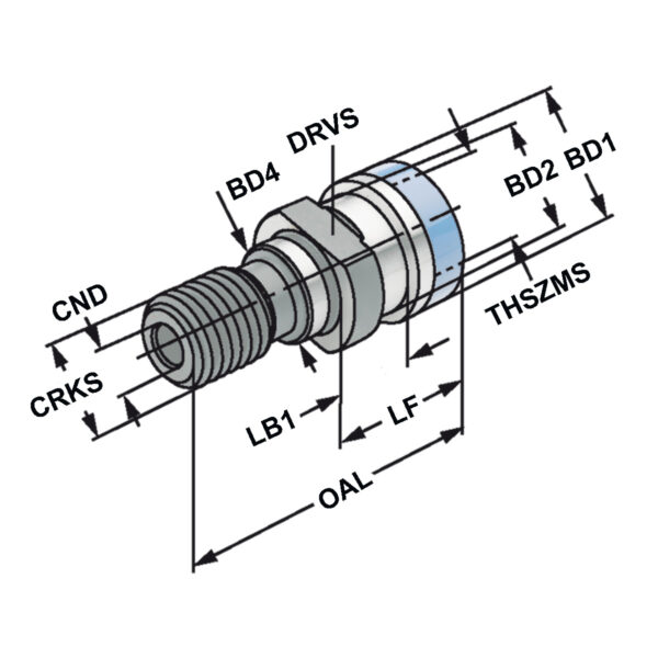 Produktbild Anzugsbolzen M16 mit Ott-Ringnut