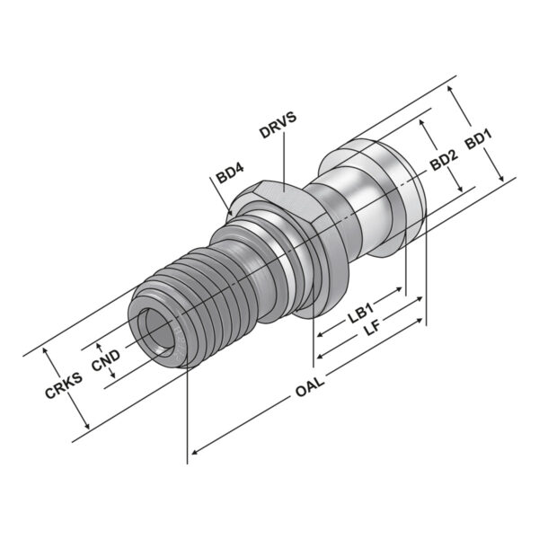 Produktbild Anzugsbolzen ISO 7388-3 | Form AD | M16 | O-Ring