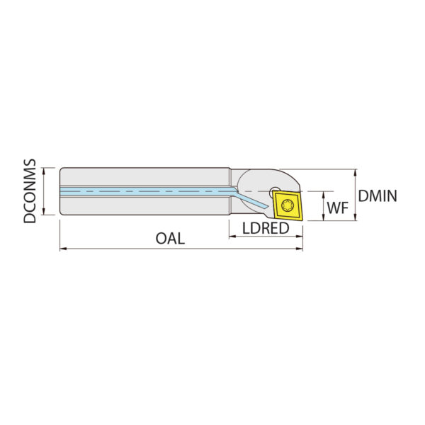 Produktbild HSS Bohrstange | AH0810J.SCLC.L06