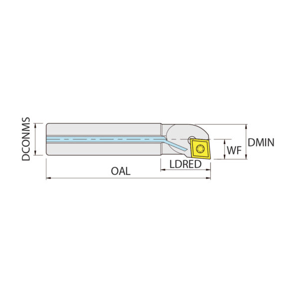 Produktbild Vollhartmetall Bohrstange | E16Q.SCLC.L09
