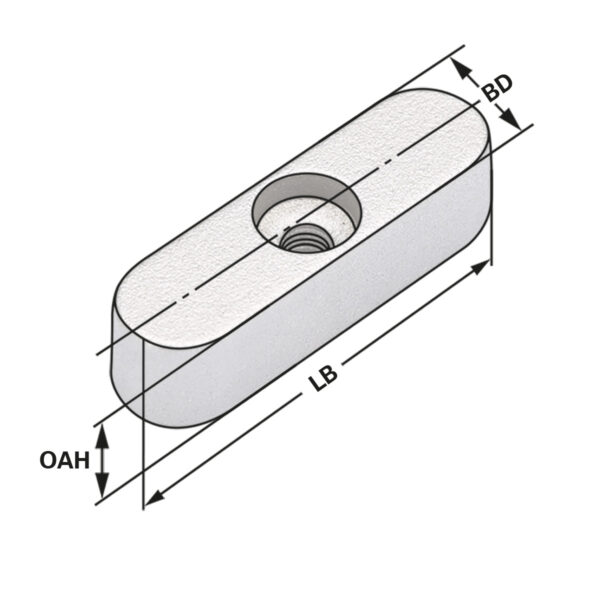 Produktbild Passfeder 4x6x20 für Kombidorn  D= 16 mm