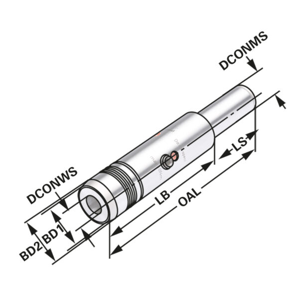 Produktbild Hydro-Dehnspannfutter 32 - 16 - 140
