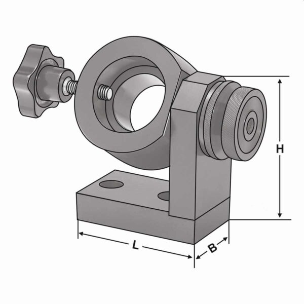 Produktbild Universal-Montageblöcke HSK 100  Stahl, schwenkbar