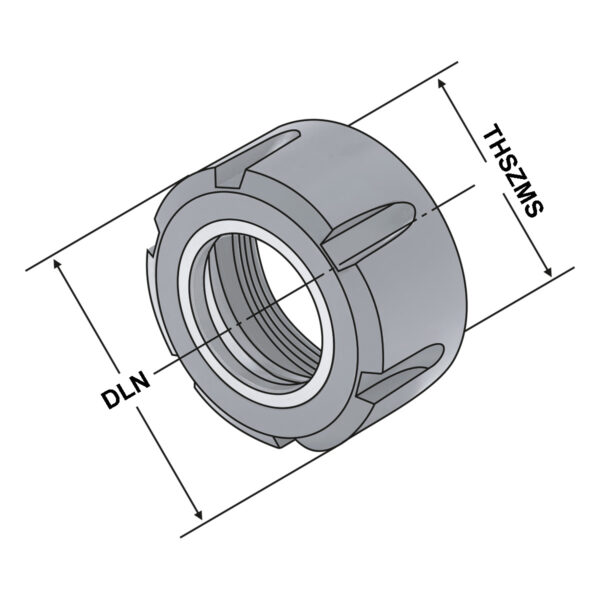 Produktbild Spannmuttern ER40 | 3-26 | gleitgelagert