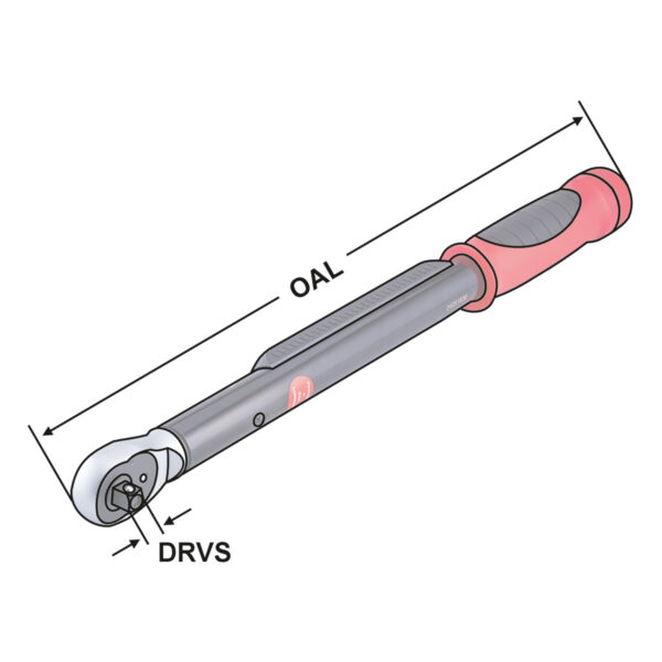 Produktbild Digitaler Drehmomentschlüssel 3/8"