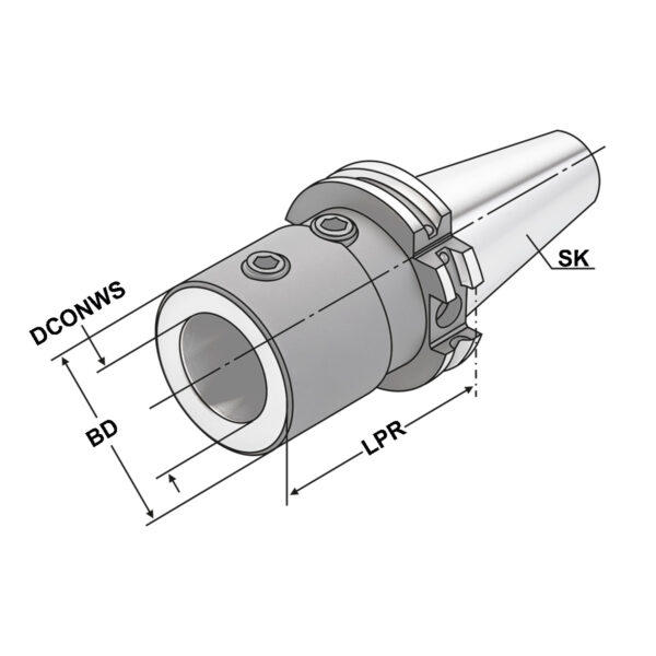 Produktbild Bohrerhalter SK 40-40-115 DIN 69871 AD/B