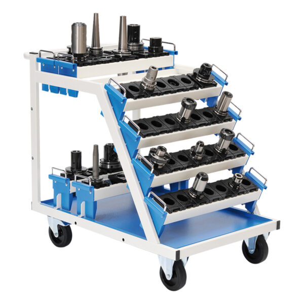 Produktbild Werkzeugwagen für max 8 CNC Werkzeugaufnahmeträger