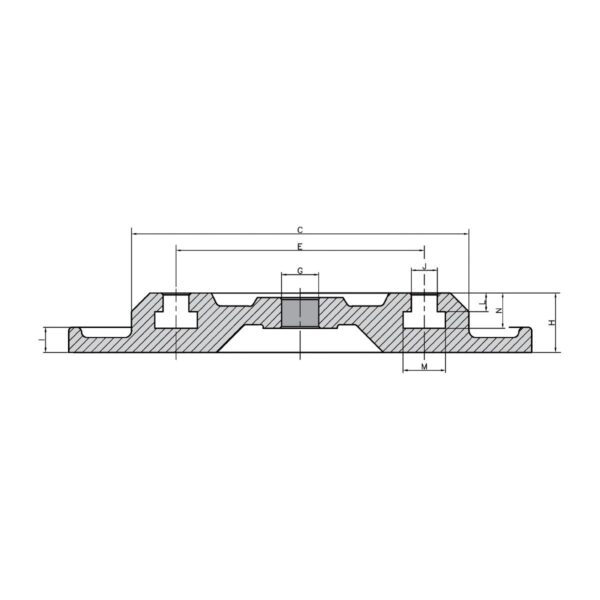Produktbild Drehplatte für Maschinenschraubstock ATW40/ATD460