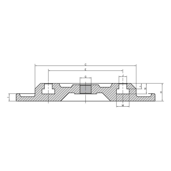 Produktbild Drehplatte für Maschinenschraubstock ATW50/ATD570