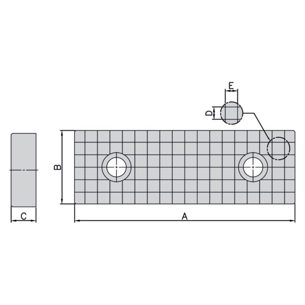 Produktbild Geriffelte Backen (Paar) für ATW-40 / ATD-460